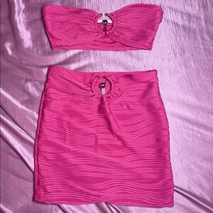 Fashion Nova Hot Pink Two Piece Set 🩷
